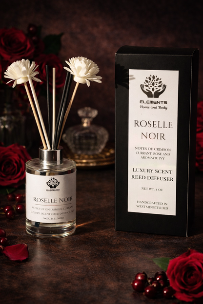 Roselle Noir Reed Diffuser